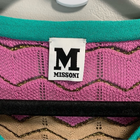 M MISSONI Chevron Patterned Flared Dress - Picture 5 of 11